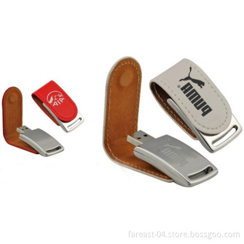 Leather Mini Memory Stick USB Flash Drive
